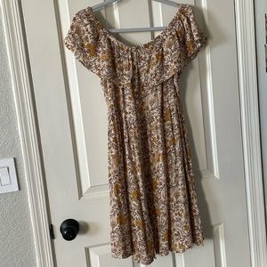 Yellow Floral Sun Dress